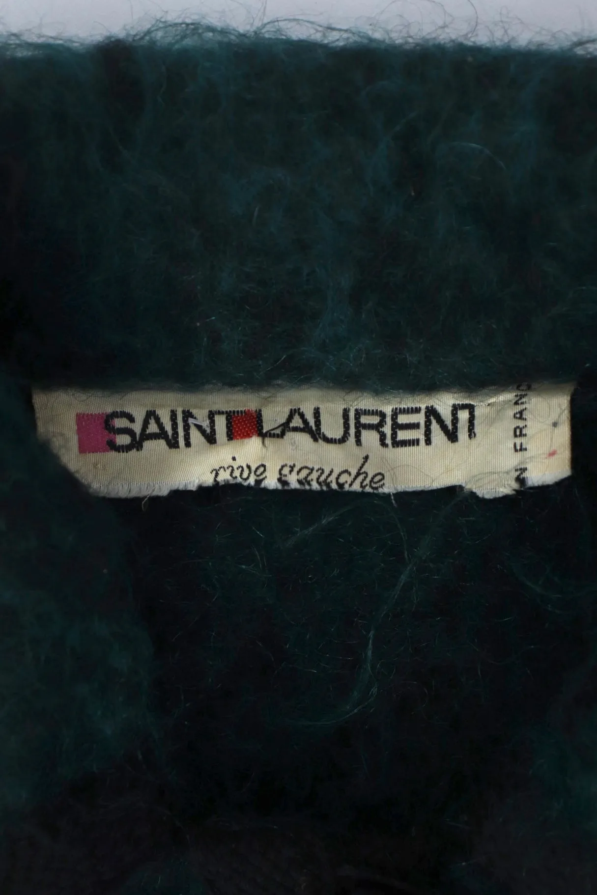 1970s Yves Saint Laurent Rive Gauche Mohair Coat