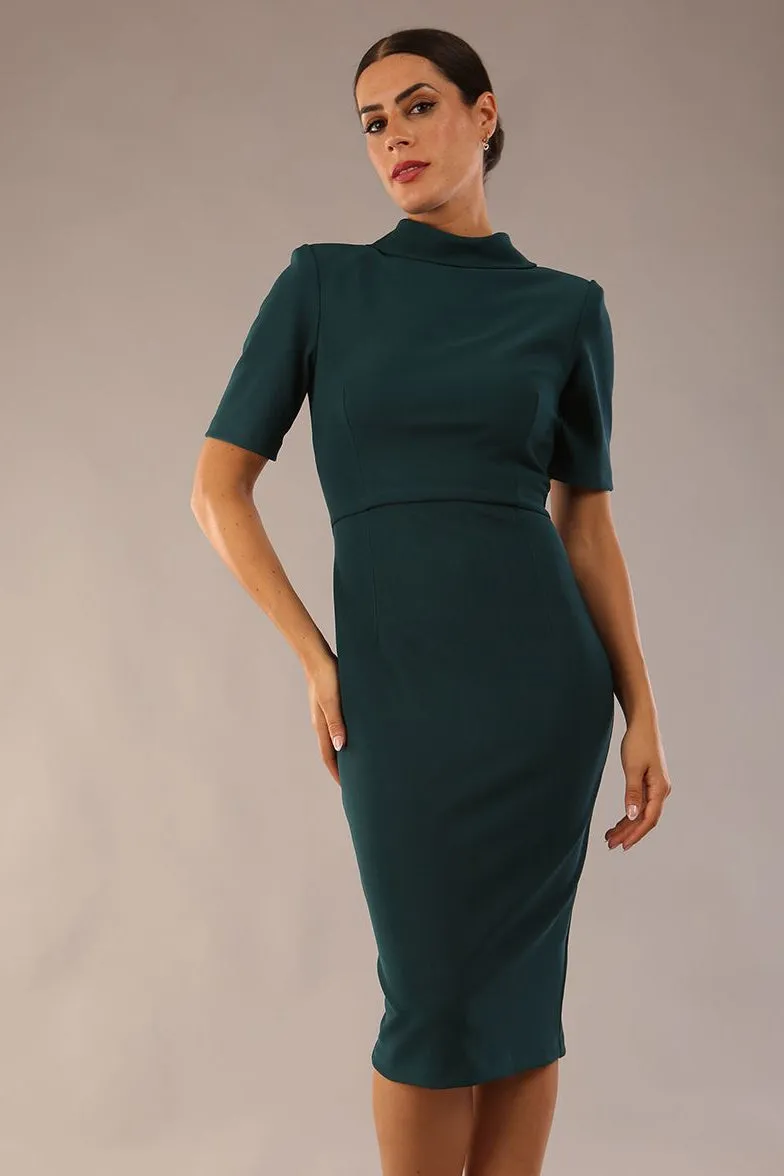 (PRE-ORDER) Highmoor Short Sleeved Pencil Dress